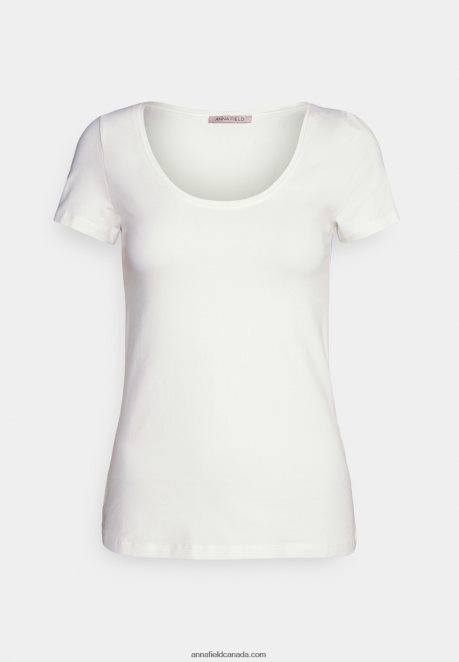 Anna Field Women 3 Pack Basic T-Shirt Dark Blue/Pink/Off White H42J4Z335