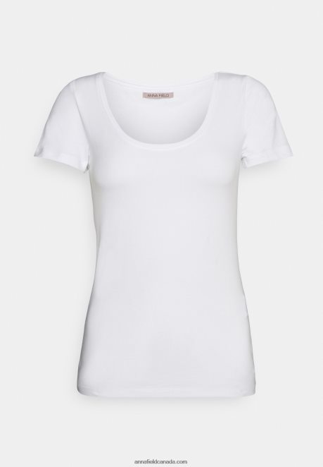 Anna Field Women 3 Pack Basic T-Shirt Dark Red/Dark Blue/White H42J4Z330