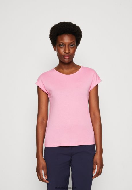 Anna Field Women 3 Pack Print T-Shirt White/Pink/Off-White H42J4Z317