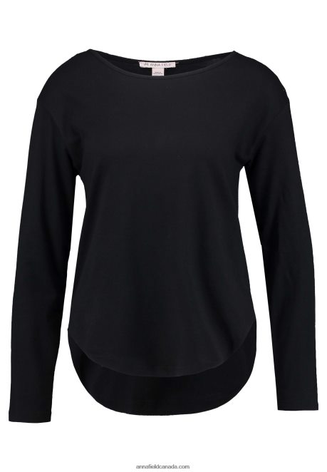 Anna Field Women Basic Long Sleeved Top Black H42J4Z542