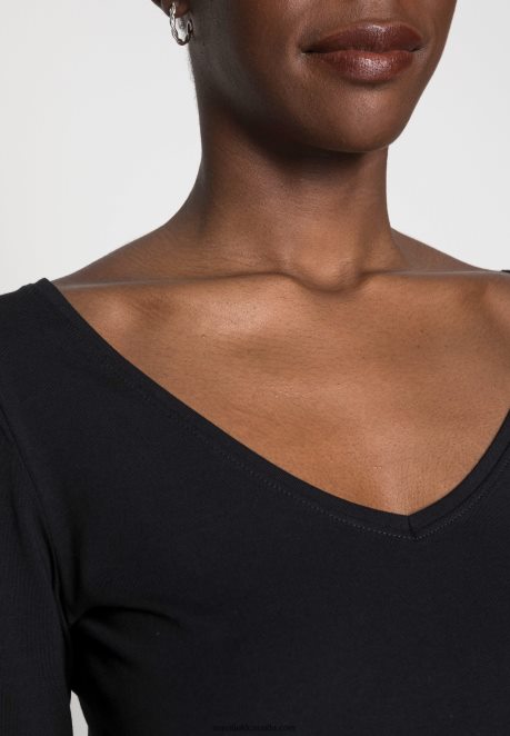 Anna Field Women Basic Long Sleeved Top Black H42J4Z594