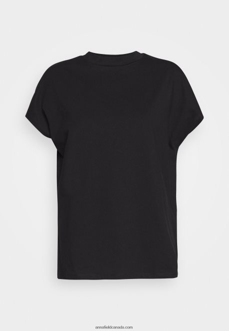 Anna Field Women Basic T-Shirt Black H42J4Z244