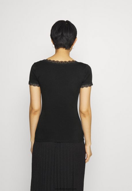 Anna Field Women Basic T-Shirt Black H42J4Z288