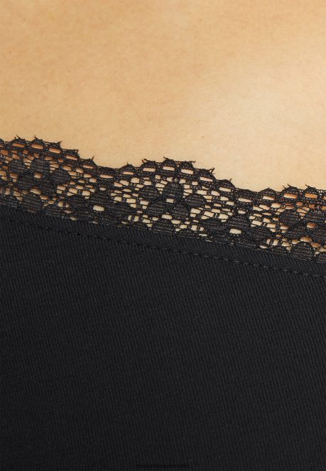 Anna Field Women Basic T-Shirt Black H42J4Z288