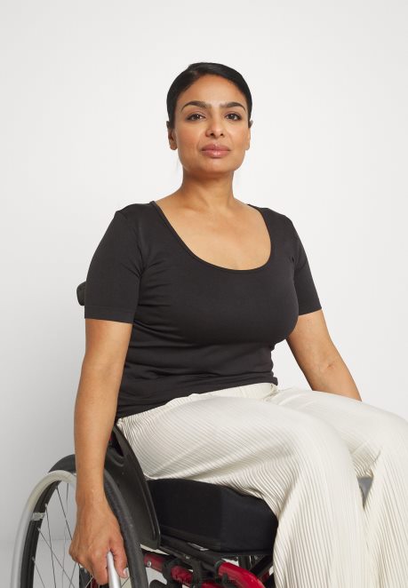 Anna Field Women Basic T-Shirt Black H42J4Z374