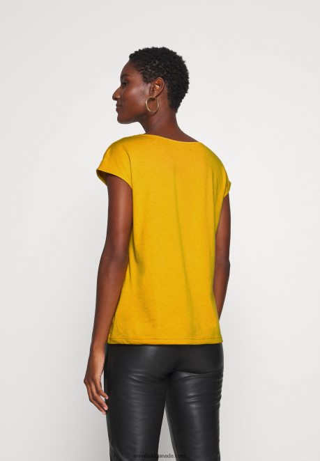 Anna Field Women Basic T-Shirt Golden Yellow H42J4Z279