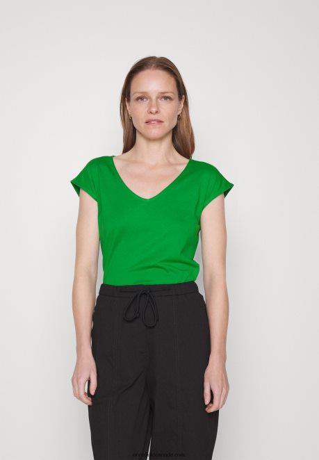 Anna Field Women Basic T-Shirt Green H42J4Z296