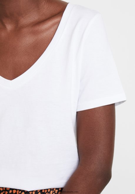 Anna Field Women Basic T-Shirt White H42J4Z247