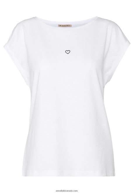 Anna Field Women Basic T-Shirt White H42J4Z280