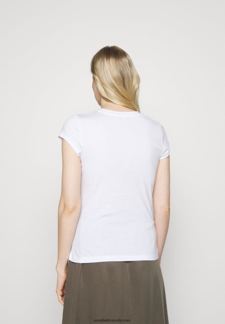 Anna Field Women Basic T-Shirt White H42J4Z304