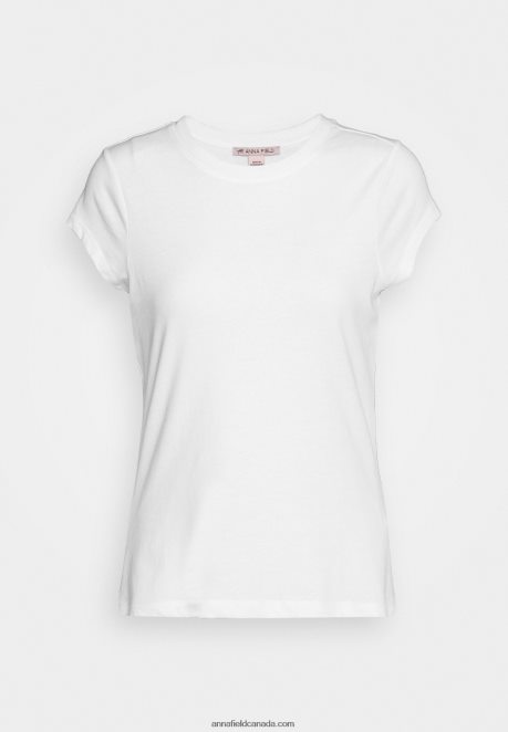 Anna Field Women Basic T-Shirt White H42J4Z304