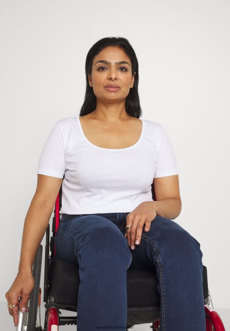 Anna Field Women Basic T-Shirt White H42J4Z350