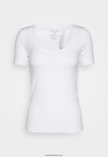 Anna Field Women Basic T-Shirt White H42J4Z350