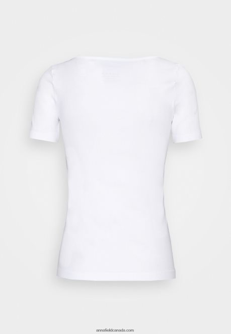 Anna Field Women Basic T-Shirt White H42J4Z350