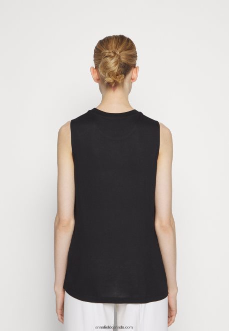 Anna Field Women Blouse Black/White H42J4Z504