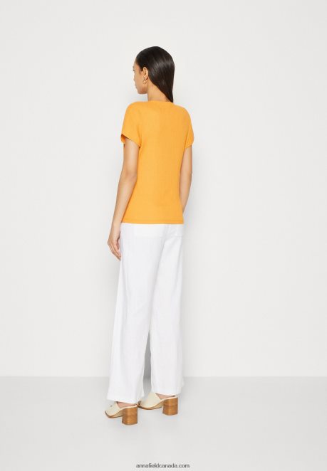 Anna Field Women Blouse Dark Yellow H42J4Z267