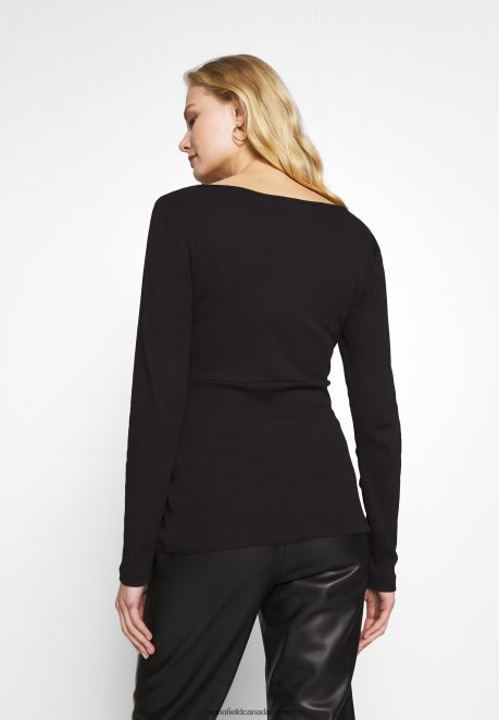 Anna Field Women Long Sleeved Top Black H42J4Z516