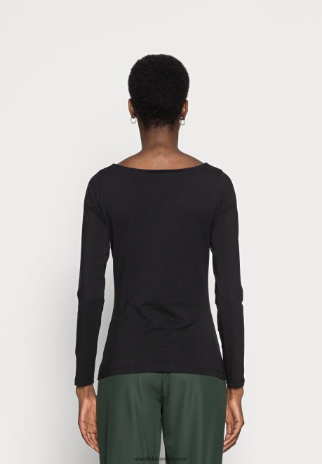 Anna Field Women Long Sleeved Top Black H42J4Z526