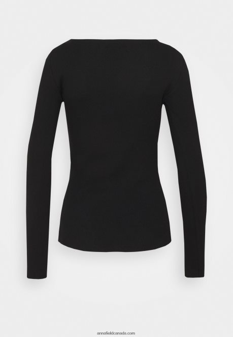 Anna Field Women Long Sleeved Top Black H42J4Z533