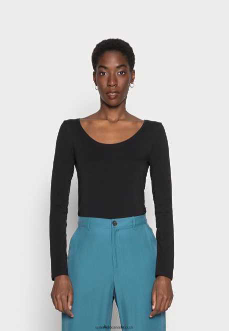 Anna Field Women Long Sleeved Top Black H42J4Z534