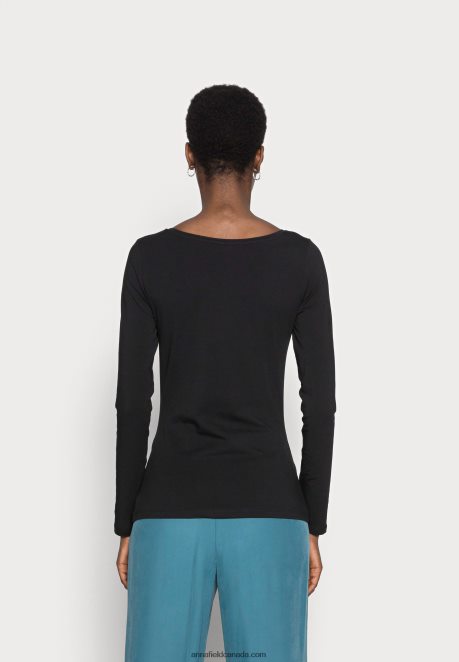 Anna Field Women Long Sleeved Top Black H42J4Z534