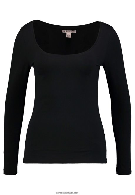 Anna Field Women Long Sleeved Top Black H42J4Z534