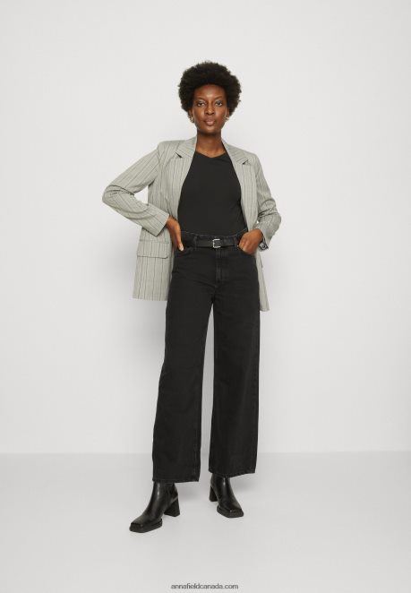 Anna Field Women Long Sleeved Top Black H42J4Z537