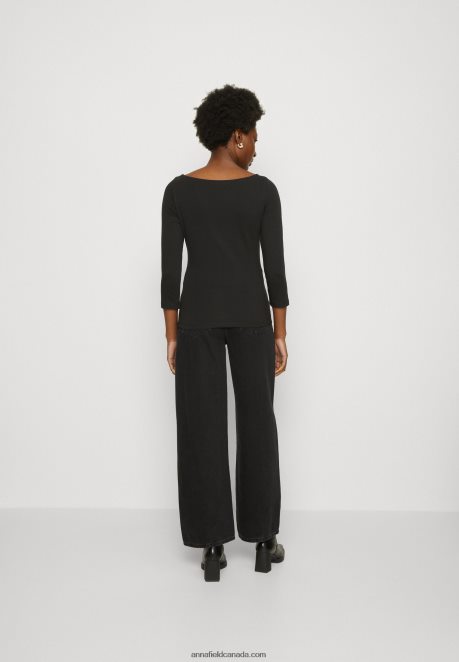Anna Field Women Long Sleeved Top Black H42J4Z537