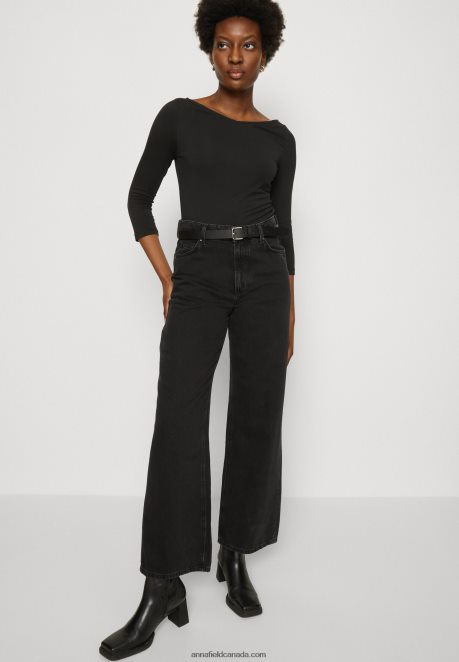 Anna Field Women Long Sleeved Top Black H42J4Z537