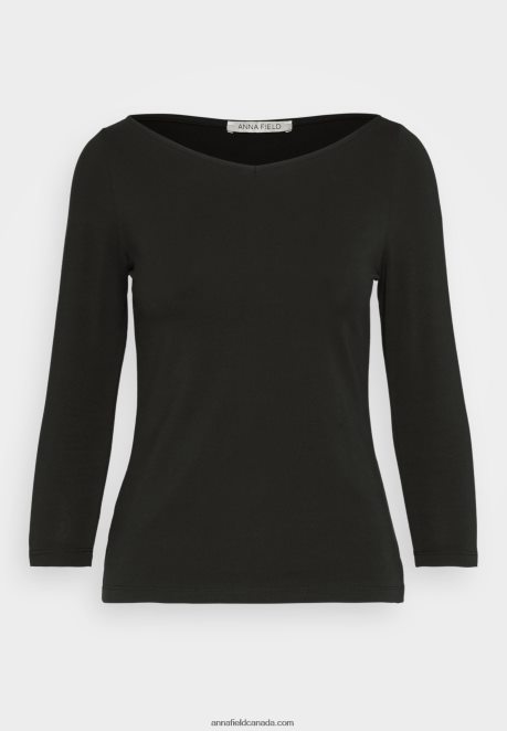 Anna Field Women Long Sleeved Top Black H42J4Z537