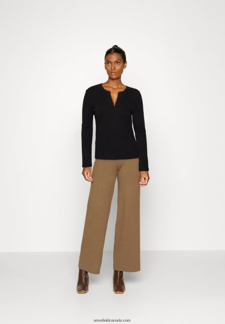 Anna Field Women Long Sleeved Top Black H42J4Z547