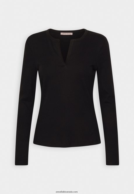 Anna Field Women Long Sleeved Top Black H42J4Z547
