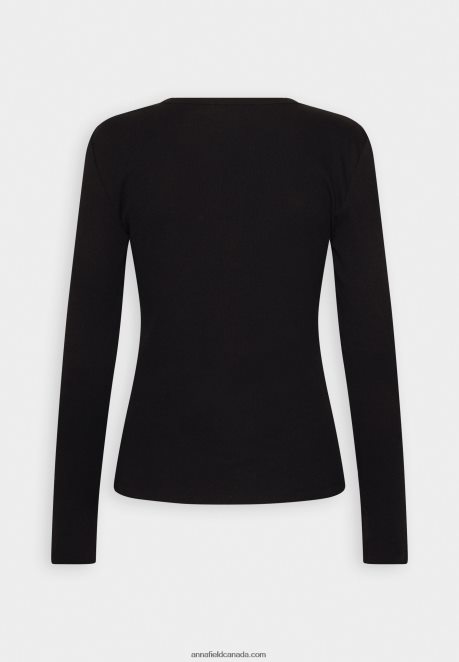 Anna Field Women Long Sleeved Top Black H42J4Z547