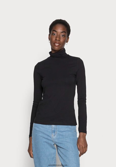 Anna Field Women Long Sleeved Top Black H42J4Z548