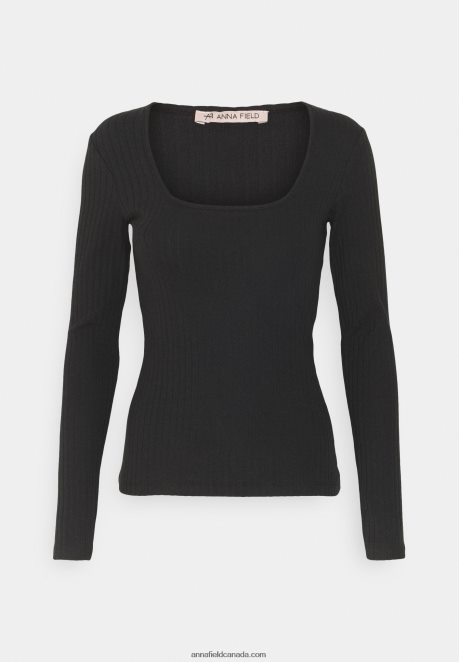 Anna Field Women Long Sleeved Top Black H42J4Z552
