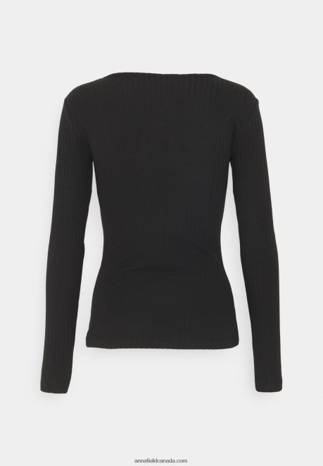 Anna Field Women Long Sleeved Top Black H42J4Z552