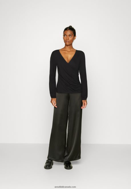 Anna Field Women Long Sleeved Top Black H42J4Z554