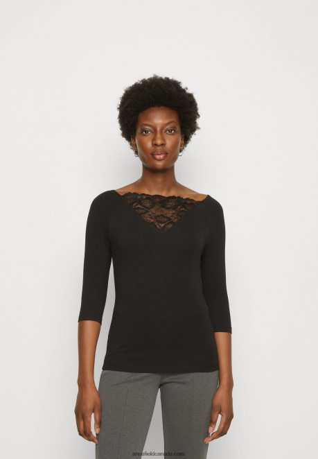 Anna Field Women Long Sleeved Top Black H42J4Z564