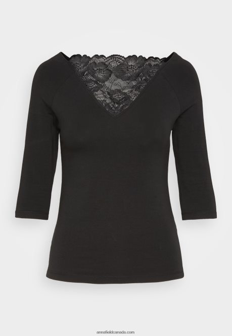 Anna Field Women Long Sleeved Top Black H42J4Z564