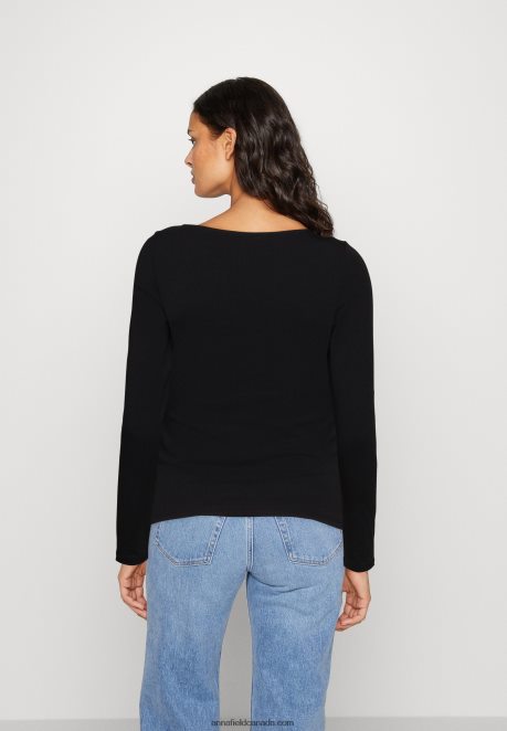 Anna Field Women Long Sleeved Top Black H42J4Z568