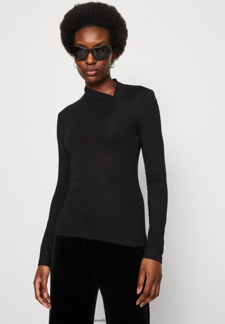Anna Field Women Long Sleeved Top Black H42J4Z578