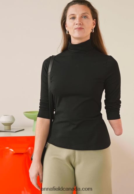 Anna Field Women Long Sleeved Top Black H42J4Z579