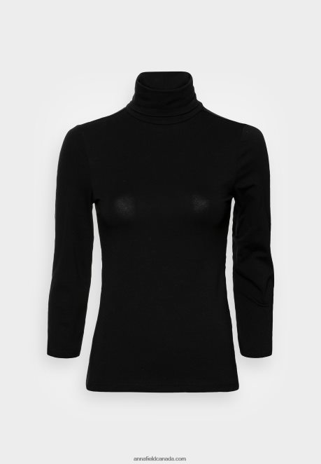 Anna Field Women Long Sleeved Top Black H42J4Z579