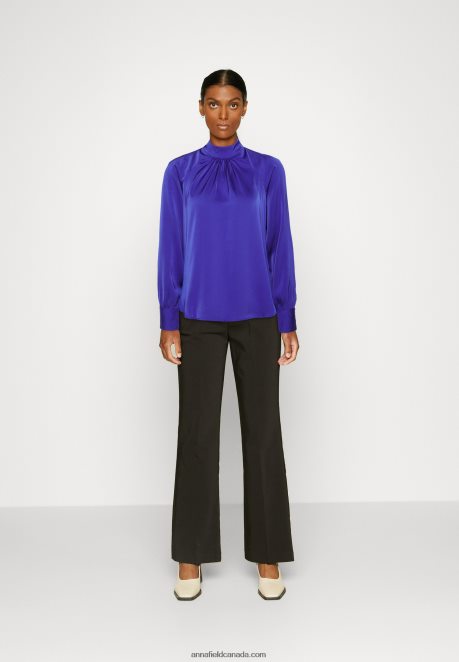 Anna Field Women Long Sleeved Top Blue H42J4Z549