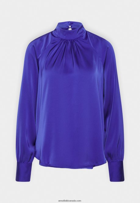 Anna Field Women Long Sleeved Top Blue H42J4Z549