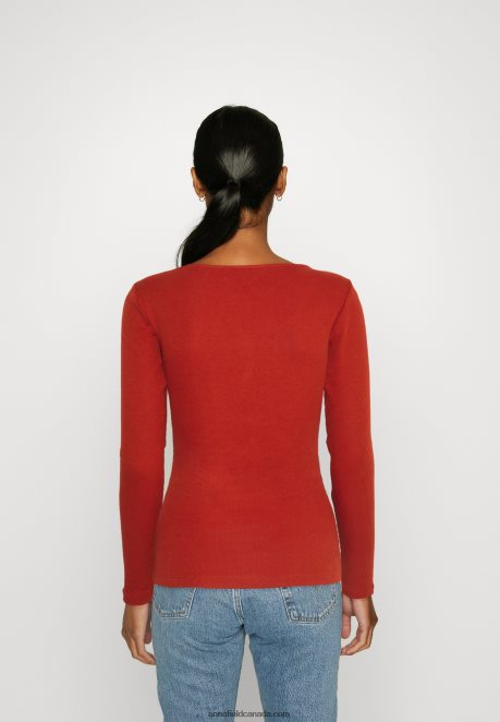 Anna Field Women Long Sleeved Top Brown H42J4Z563