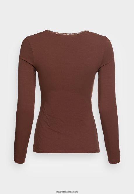 Anna Field Women Long Sleeved Top Brown H42J4Z565