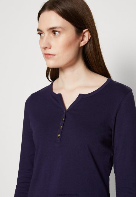 Anna Field Women Long Sleeved Top Dark Blue H42J4Z523