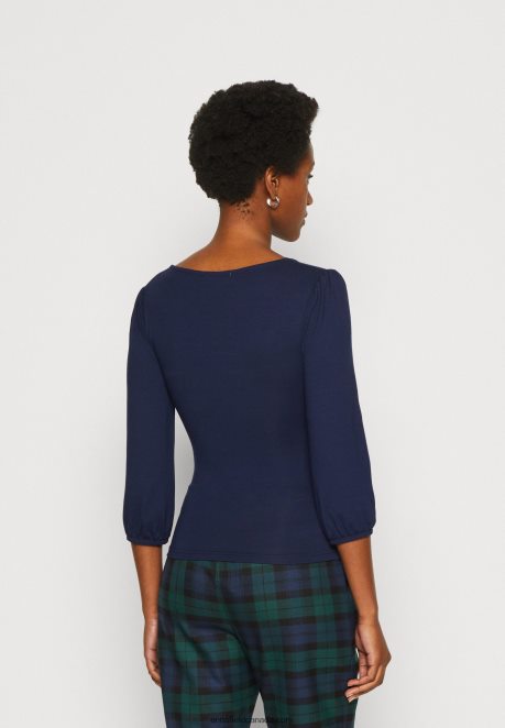 Anna Field Women Long Sleeved Top Dark Blue H42J4Z536