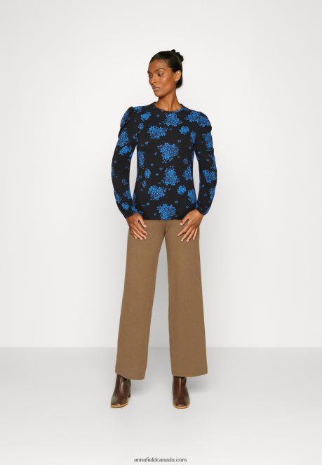Anna Field Women Long Sleeved Top Dark Blue H42J4Z546